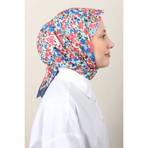 Lux Soft Pamuklu Eşarp 4040-199 Lacivert