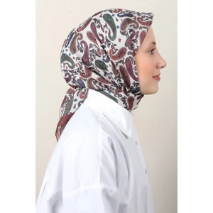 Lux Soft Pamuklu Eşarp 4040-180 Kahverengi