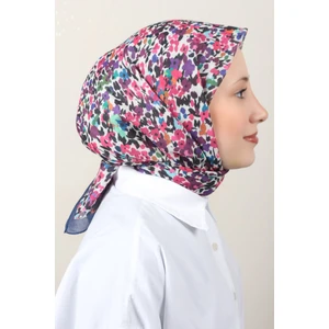 Lux Soft Pamuklu Eşarp 4040-189 Lacivert