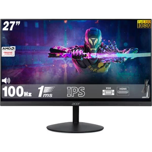 SA272 27" 100 Hz 1 Ms (HDMI + VGA ) 1920×1080 Freesync FHD IPS Flat Monitör UM.HS2EE.E09