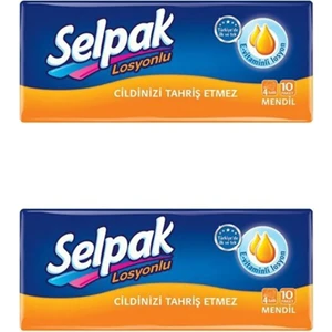 Mendil  Losyonlu 10' Lu X2 Adet