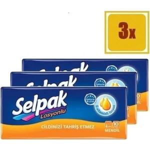 Mendil Losyonlu 10' Lu X3 Adet