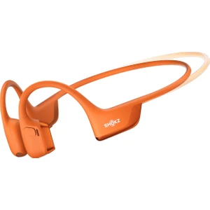 OpenRun Pro 2 Bluetooth 5.3, Kemik İletim Teknolojisi, IP55 Suya Dayanıklı, 12 Saat Pil Ömrü, Açık Kulak Tasarımlı Kablosuz Spor Kulaklık – Turuncu (Mini Beden)
