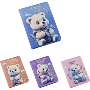 Not Defteri Puffy Cute Bear Gırl Pf-20
