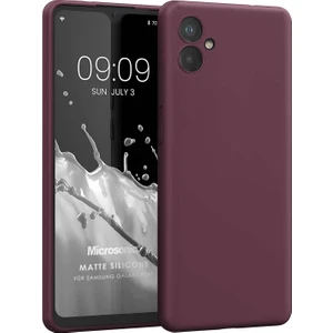 Matte Silicone Samsung Galaxy A06 Kılıf Mor