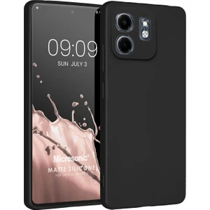 Matte Silicone Infinix Note 40 Pro Plus 5g Kılıf Siyah