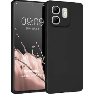 Matte Silicone Infinix Hot 50I Kılıf Siyah