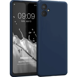 Matte Silicone Samsung Galaxy A06 Kılıf Lacivert