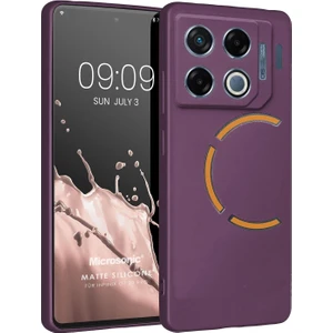 Matte Silicone Infinix Gt 20 Pro Kılıf Mor