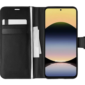 Xiaomi Redmi Note 14 Kılıf Delux Leather Wallet Siyah