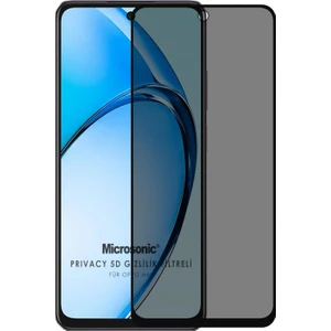 Oppo A60 Privacy 5d Gizlilik Filtreli Cam Ekran Koruyucu Siyah