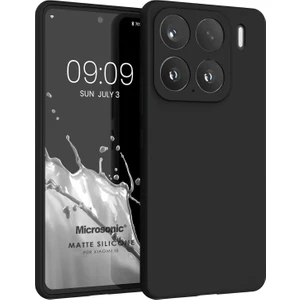 Matte Silicone Xiaomi 15 Kılıf Siyah