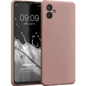 Matte Silicone Samsung Galaxy A06 Kılıf Rose Gold