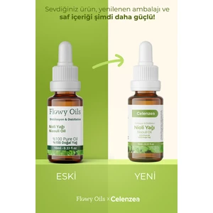 Flowy Oils Nioli Yağı Saf Sertifikalı %100 Doğal Bitkisel Uçucu Yağ Niaouli Essential Oil 10 ml