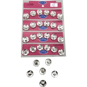 17 mm Çıt Çıt 24 Adet ( Beyaz)