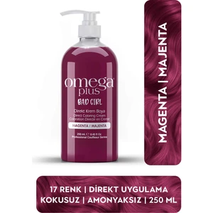 Omega Plus Bad Girl Majenta Amonyaksız Renkli Saç Boyası 250ML