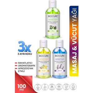 Rahatlatıcı - Aromaterapik Afrodizyak Etkili Masaj Yağı ve Vücut Bakım Yağı 3 Çeşit Bir Arada Mix