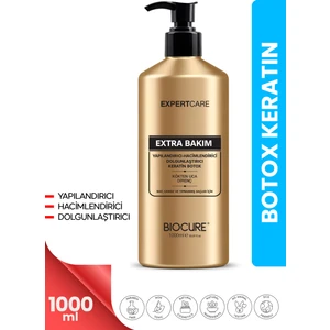 Botoks Keratin Extra Saç Bakım Kremi Hair Botox / Onarıcı, Yapılandırıcı, Dolgunlaştırıcı 1 Litre