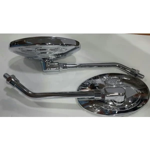 Motosiklet Aynası Takım 124 Kartal Desenli 10mm Chopper Kt