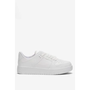 Bağcıklı Spor Sneaker Ayakkabı Beyaz - Beyaz