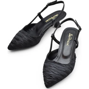 9827 Kadın Topuklu Ayakkabı 4 cm Abiye Düğün Nişan Kına Gecesi Ayakkabısı