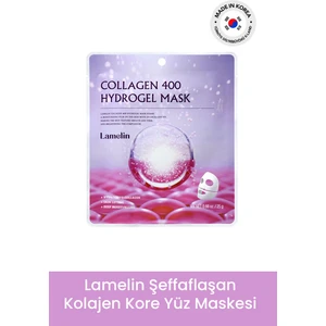 Şeffaflaşan Kolajen Kore Yüz Maskesi Lamelin Collagen 400 Hydrogel Mask