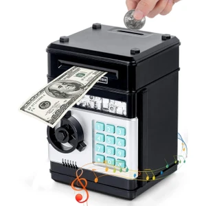 Dijital Kumbara Mini Atm Güvenli Para Bankası, Nakit Para Tasarruf Kutusu Çocuklar Için Güvenli Para Kutusu
