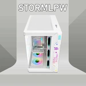 Vural Elektronik Storm 7 Argb Fanlı Oyuncu Pc Kasası 850W 80 Plus Bronz Power'lı Sıvı Soğutmalı (Beyaz)