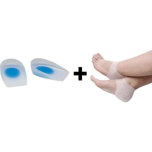 Bir Çift %100 Silikon Topukluk+ Bir Çift Silikon  Çorabı
