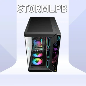 Storm 7 Argb Fanlı Gamer Pc Kasası 850W 80 Plus Bronz Power'lı Sıvı Soğutmalı (Siyah)