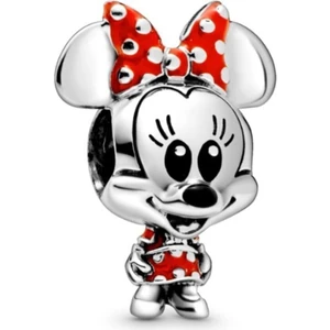 Poseidons Jewellery Disney, Puantiye Fiyonklu ve Elbiseli Minnie Charm