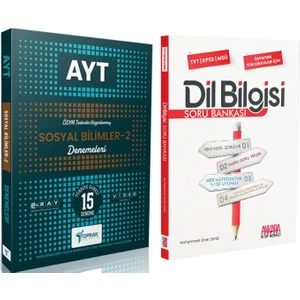 Toprak Yayıncılık Ayt Sosyal Bilimler 2 Deneme ve Akm Dil Bilgisi Soru Bankası Seti 2 Kitap