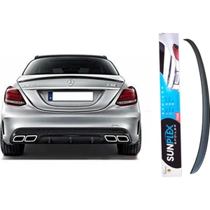 Mercedes C W205 2014-2020 Bagaj Üstü Spoyler, Spoiler, Çıta Parlak Siyah Piano Black