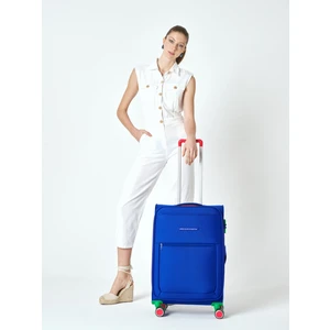 United Colors Of Benetton Benetton 2800 Küçük Boy Ultra Light Hafif Lüx Kumaş Tekerlekli Valiz
