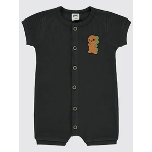 Civil Baby Erkek Bebek Patiksiz Tulum 6-18 Ay Antrasit