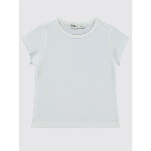 Civil Girls Kız Çocuk Tişört 2-5 Yaş  Beyaz