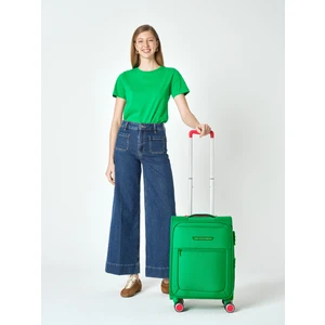 United Colors Of Benetton Benetton 2800 Küçük Boy Ultra Light Hafif Lüx Kumaş Tekerlekli Valiz
