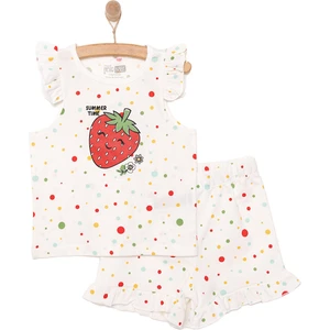 Basic Kız Çilek Baskılı Atlet-Şort Kız Bebek