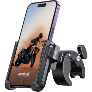 Kip GSM Motor Gidonu Için Telefon Tutucu Sarsıntı Önleyici Özellikli 360° Dönen Ayarlanabilir Sabitleyici