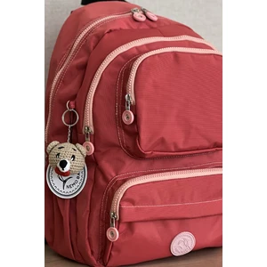 Nemo Bags Orta Boy Okul Çantası Laptop ve Seyahat Sırt Çantası Su Geçirmez Ayıcık Anahtarlık Hediyeli