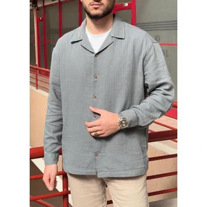 Apaş Yaka, Müslin Bezi, Yazlık&baharlık, Nefes Alan, 100% Pamuk, Oversize Gömlek G11