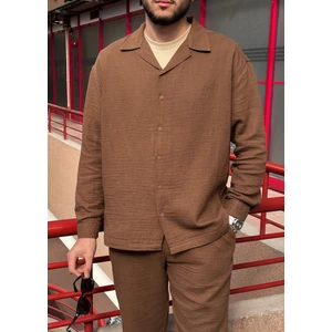 Apaş Yaka, Müslin Bezi, Yazlık&baharlık, Nefes Alan, 100% Pamuk, Oversize Gömlek G11