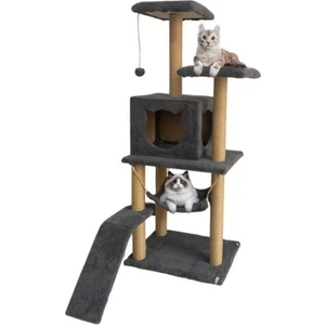 Kedi Tırmalama Platformlu S9 Beyaz 124 cm NR-0041