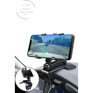 Araba Gösterge Üstüne Takılan 360 Oynar Başlıklı Telefon Tutucu
