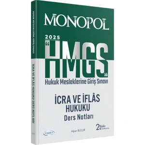 Monopol Yayınları HMGS İcra ve İflas Hukuku Ders Notları 2. Baskı