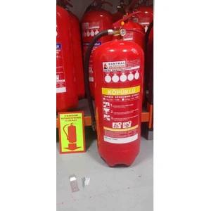 12 kg Foam Köpüklü Yangın Söndürme Tüpü 4 Yıl Garantilidir Ruhsat Alımına Uygun Fosforlu Levhası Kullanma Talimatı 3M N95 Maske ve Askı Aparatı Dahil