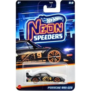 Hot Wheels Neon Speeders Porsche 993 GT2 Metal Gövde ile Gerçekçi Detaylar 1:64 Ölçek