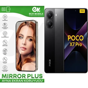 ECR MOBILE  Poco X7 Pro ile Uyumlu Esnek Ayna(Mirror) 9h Nano Ekran Koruyucu