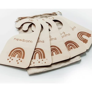 Marwin Craft Bebek Elbise Askısı | Yenidoğan Kıyafet Ayırıcı| Bebek Odası Dolap- Gardrop Düzenleyici