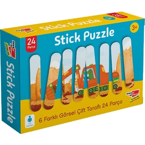 Stick Puzzle Çubuklu Çift Taraflı Yapboz - Dikkat Atölyesi Yayınları